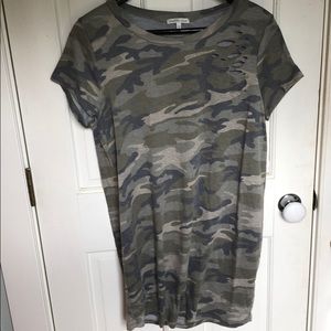 Charlotte Russe camo T-shirt dress